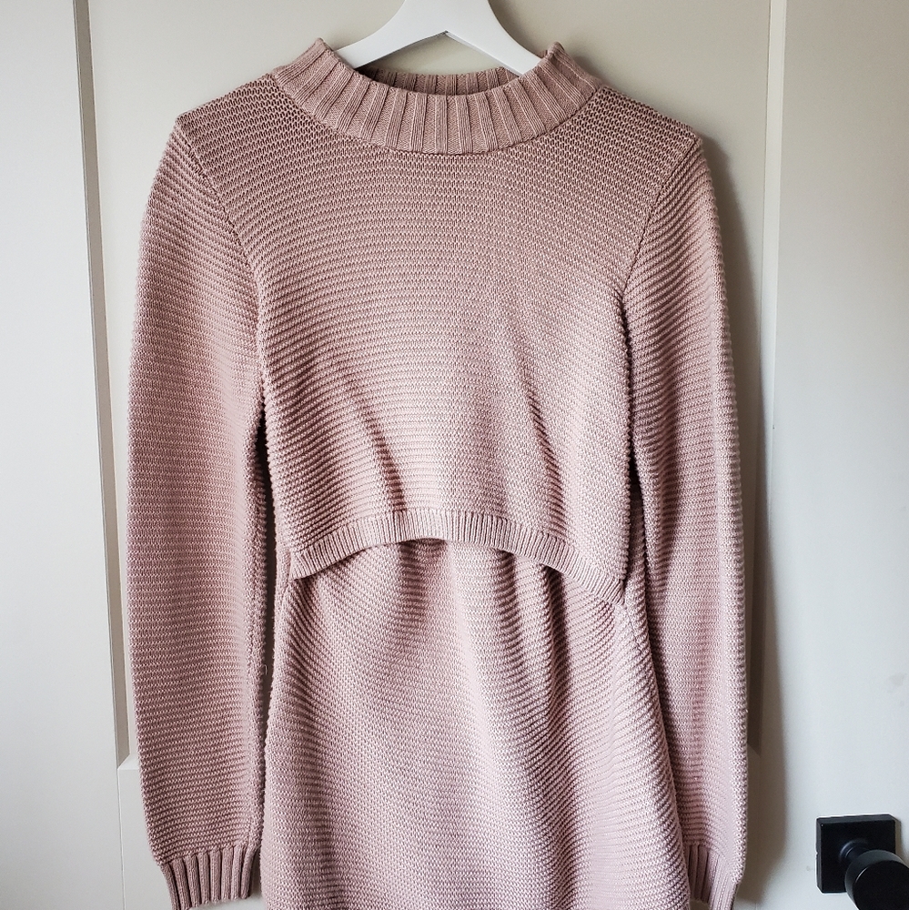 Boob Design Elisa Rib Knit Nursing and Maternity Sweater
